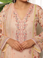 Pehchaan By Pakdaman Chikankari Lawn 3 Piece Unstitched Suit PDF25RC&E D-CL-484